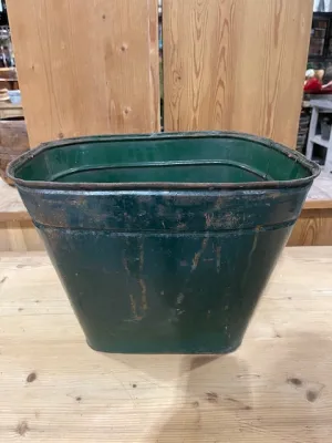 Rustic Metal Bucket    #6112