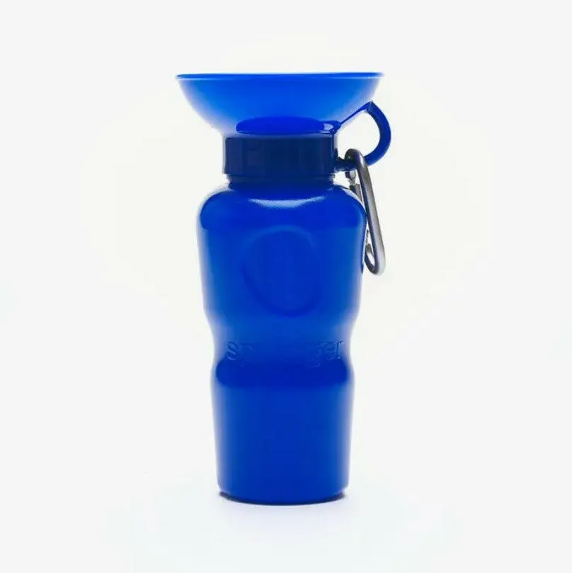 Springer Classic Travel Dog Water Bottle - Royal Blue