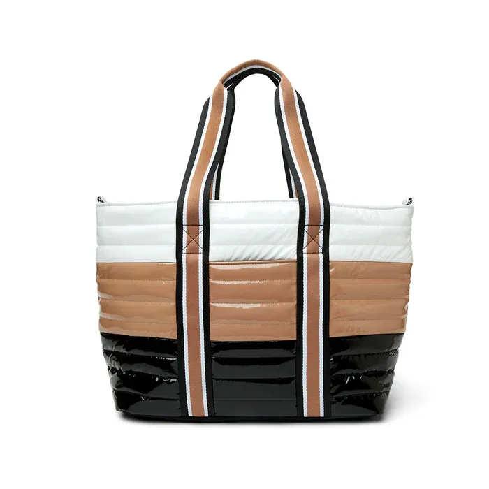 Think Royln - The Wingman Bag in Color Block Nude