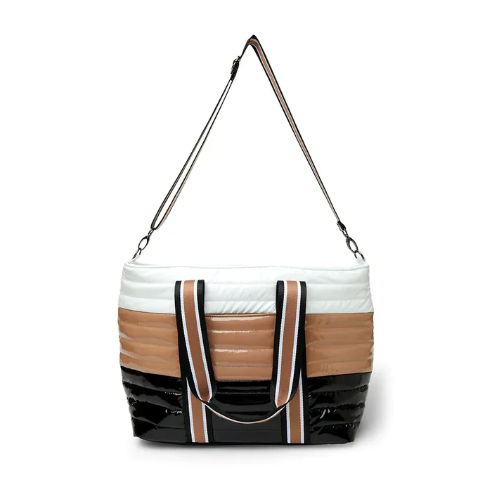 Think Royln - The Wingman Bag in Color Block Nude