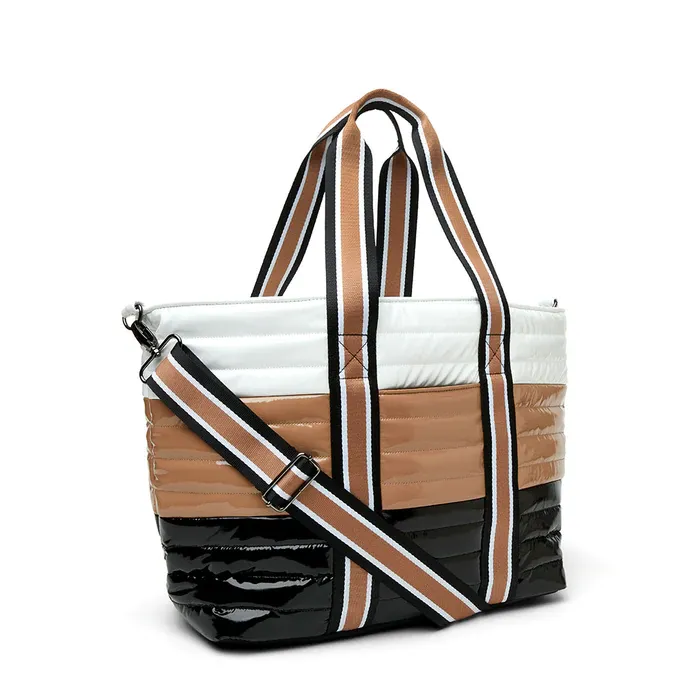 Think Royln - The Wingman Bag in Color Block Nude