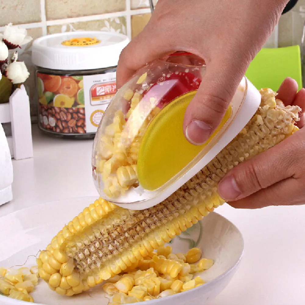 Useful Corn Stripper Cutter Corn Shaver Peeler Cooking Tools Kitchen Cob Remover Cooking Accessories Gadgets For Home