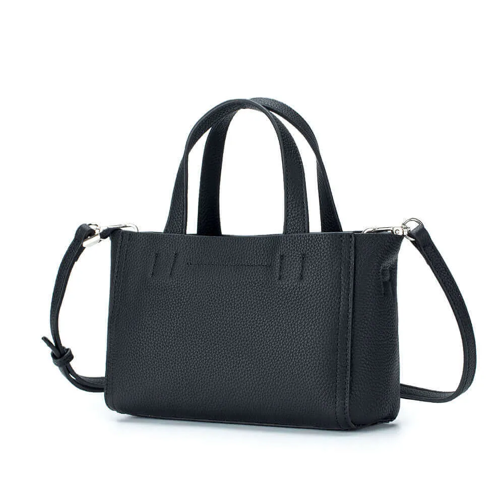 Versatile Leather Mini Handbag | Shoulder and  Crossbody Bag