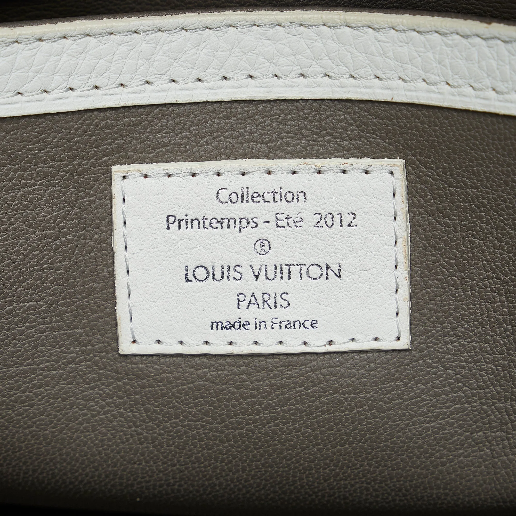 White Louis Vuitton Monogram Bouclettes Speedy Boston Bag