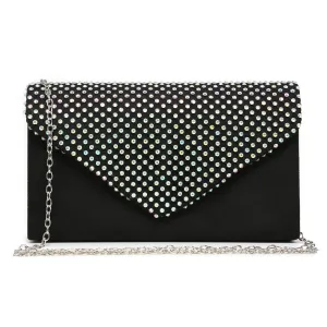 Women Colorful Rhinestone Cocktail Prom Evening Clutch Bags for Wedding Dasein